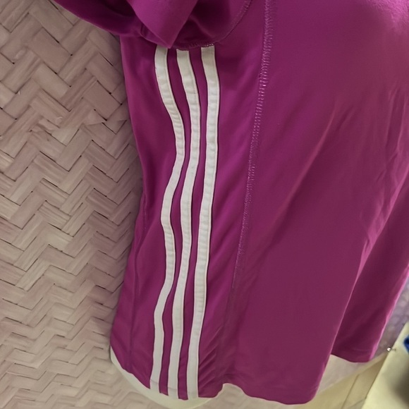 Adidas athletic top climalite, pink size small, climate cool, short sleeve - Picture 3 of 6